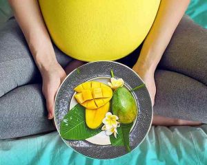 embarazada come mango