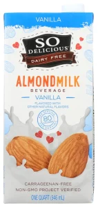 So Delicious Organic Almond Milk